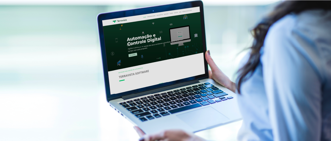 Plataforma de gestão de loteamento web Terravista